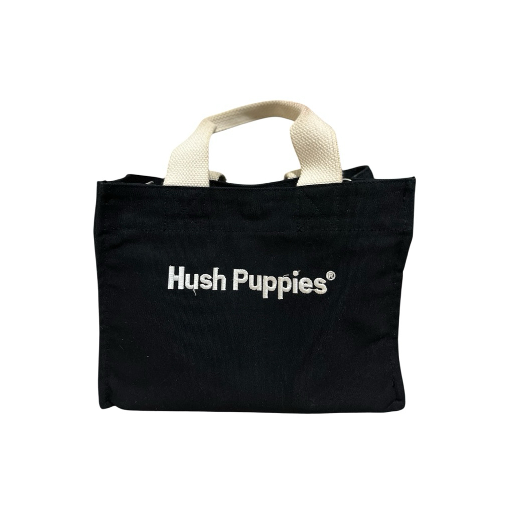 Tote Bag Kanvas Hush Puppies Black- untuk Kak Nesa (Carousell)