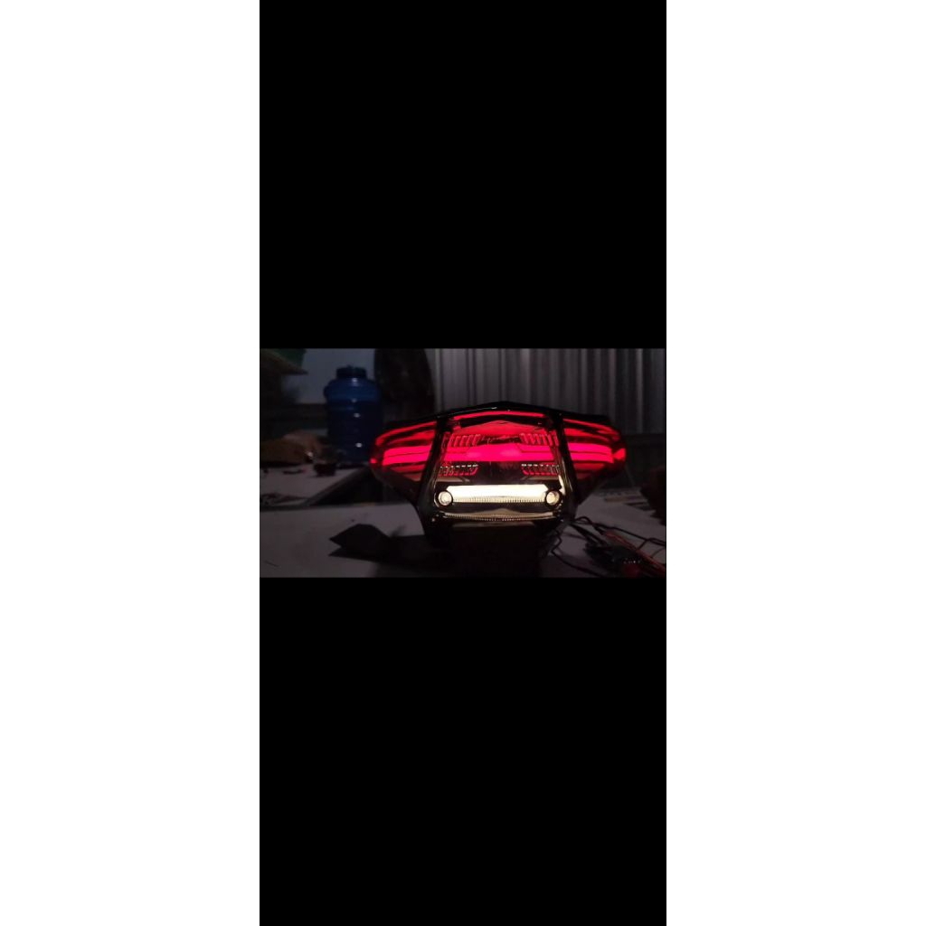 stoplump running lazy honda beat karbu LED rgb fullset