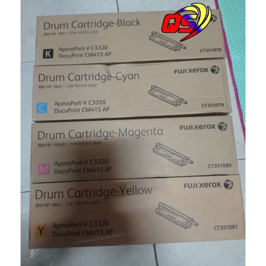 DRUM FUJIFILM AP C3320 / DRUM FUJIFILM CM415AP BLACK & COLOR ORIGINAL