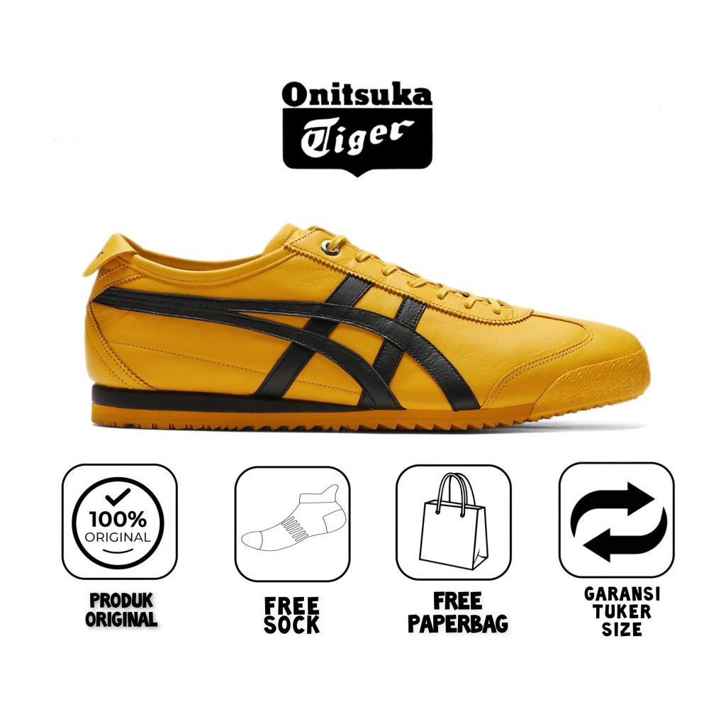 0nitsuka tiger mexico 66 SD yellow black // free paperbag