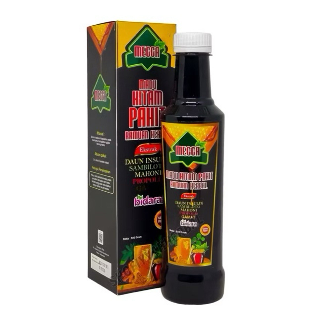 

Madu Hitam Pahit Bidara Plus Sambiloto Gamat Gold 500gr