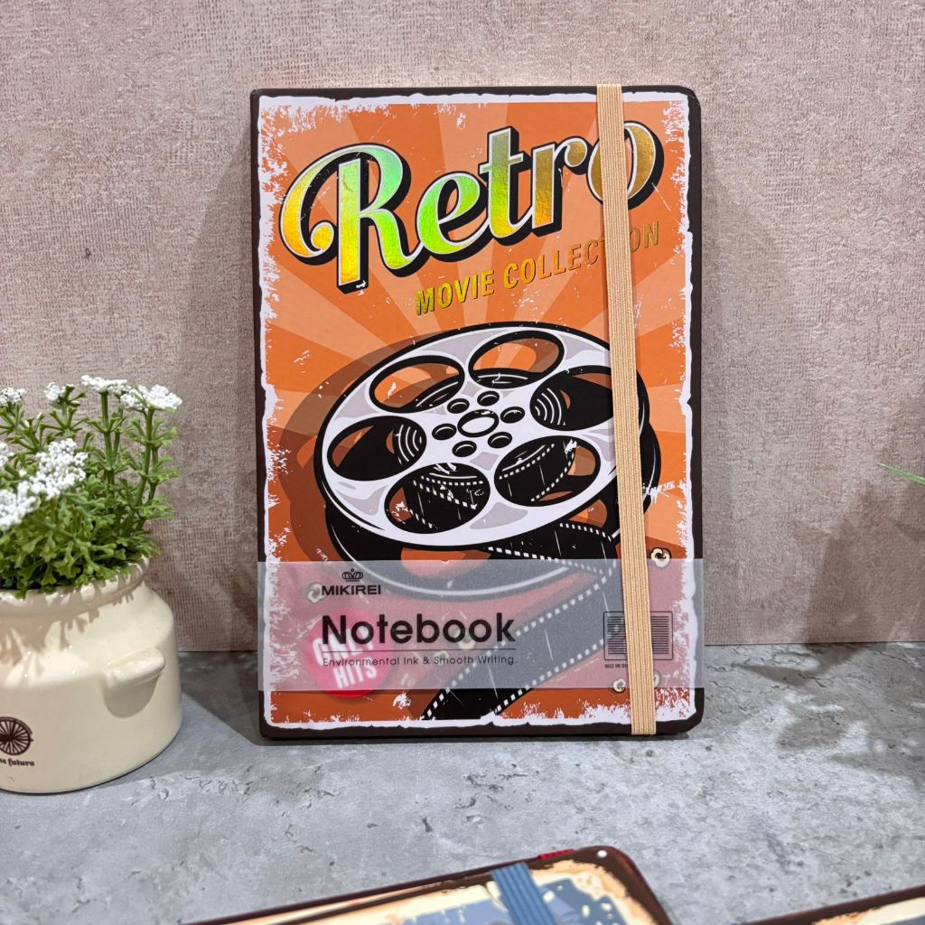

Notebook Vintage Retro Aesthetic | Buku Catatan Motif Unik Lucu | Journal Limited Edition