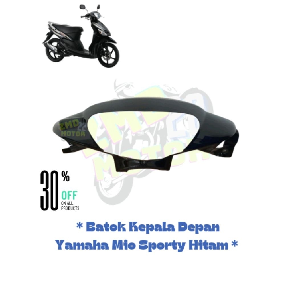 BATOK KEPALA DEPAN YAMAHA MIO SPORTY MIO LAMA HITAM // BATOK DEPAN MIO SPORTY HITAM
