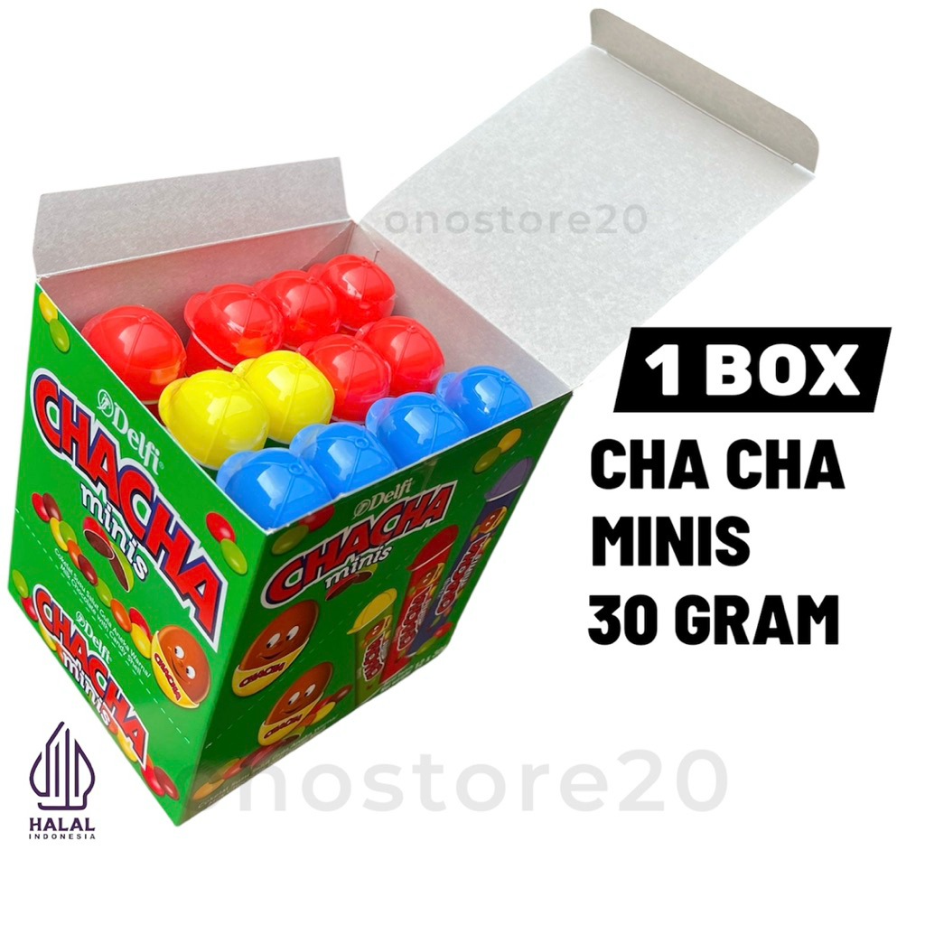 

1 Box Cha Cha Minis Milk Chocolate 12 x 30 gram