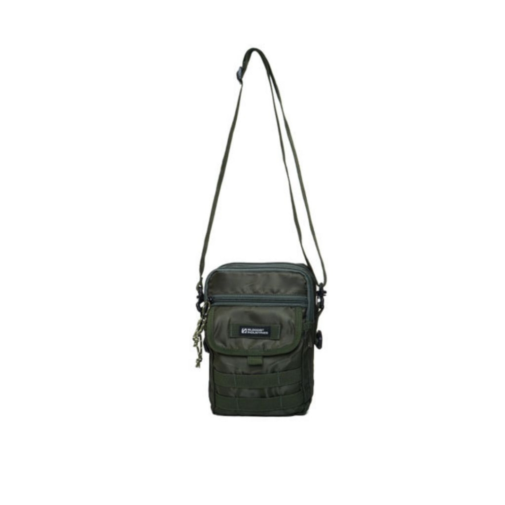 TAS SELEMPANG WAISTBAG BLOODS IVERSON OLIVE  ORIGINAL.
