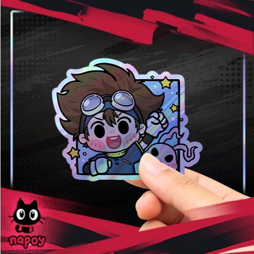 

Stiker Hologram Anime Digimon Tai Kamiya Yagami Taichi
