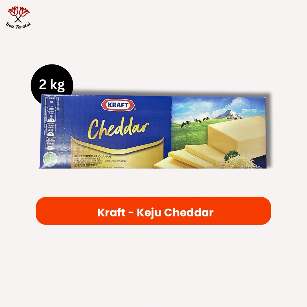 

Keju Kraft Cheddar Balok 2 kg
