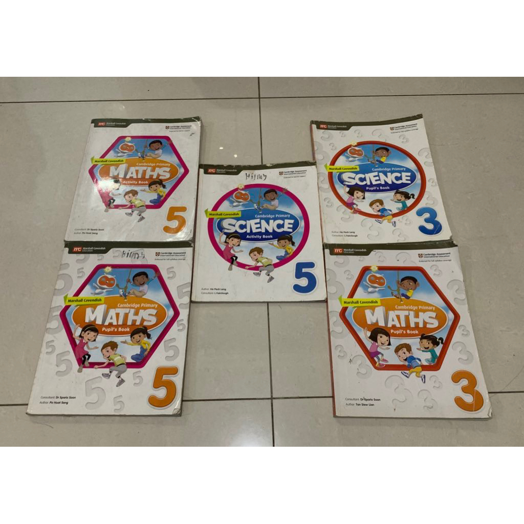 Buku Math & Science Pupil's Book kurikulum Cambridge by Marshall Cavendish Education ORIGINAL My Pal