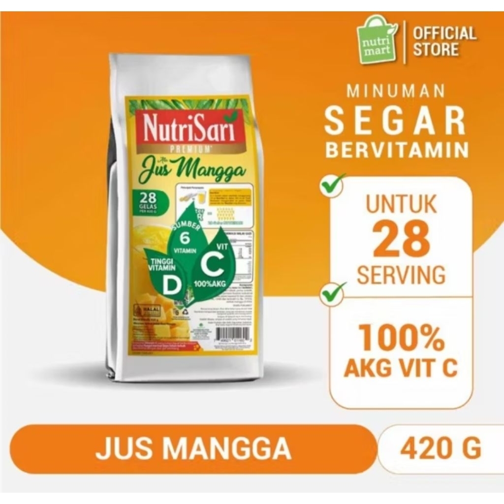 

nutrisari jeruk dan mangga