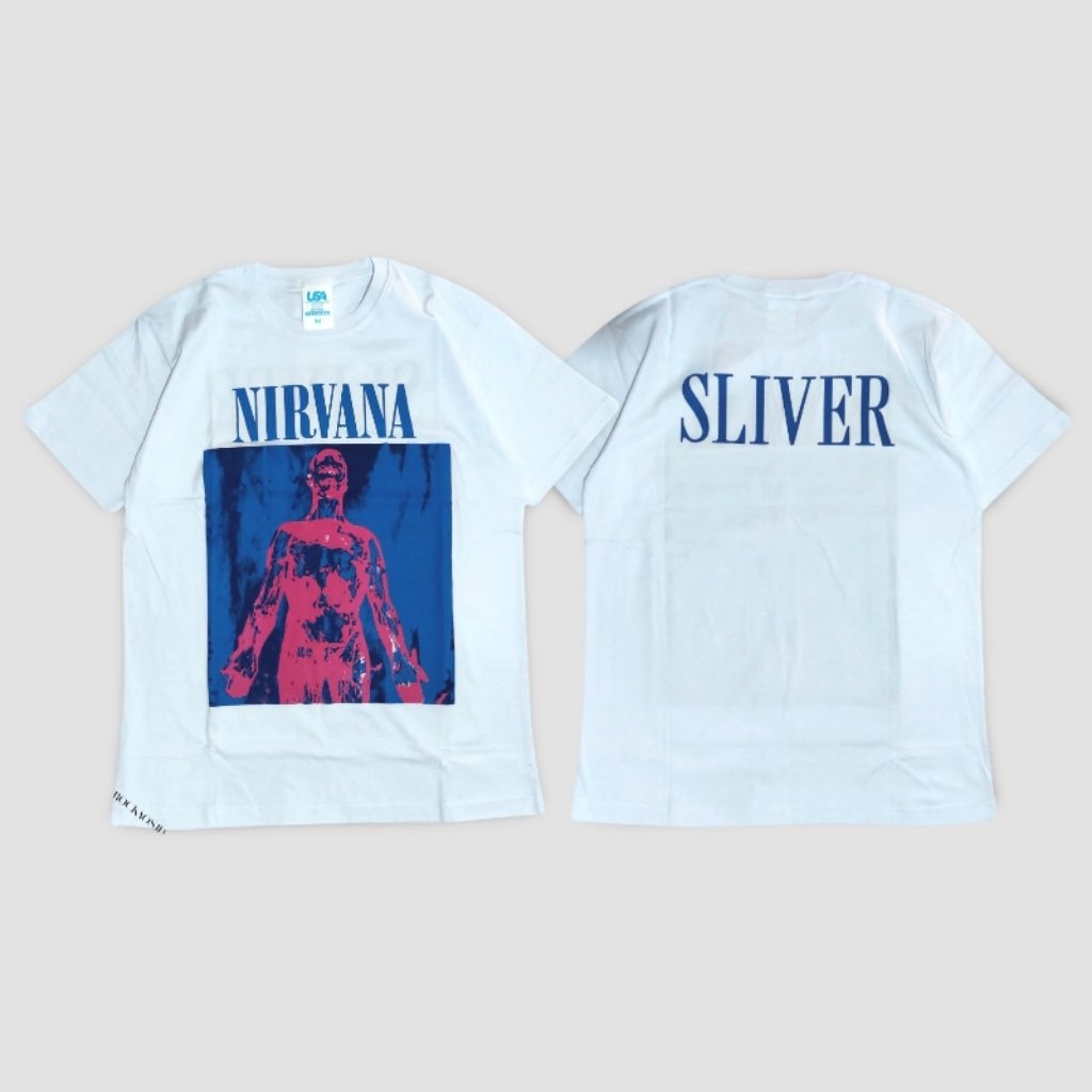Tshirt NIRVANA - SLIVER WHITE