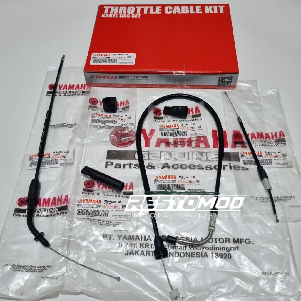 Kabel gas rx king original yamaha 3KA tali gas rx king kabel rx king throttle rx king set asli Ygp