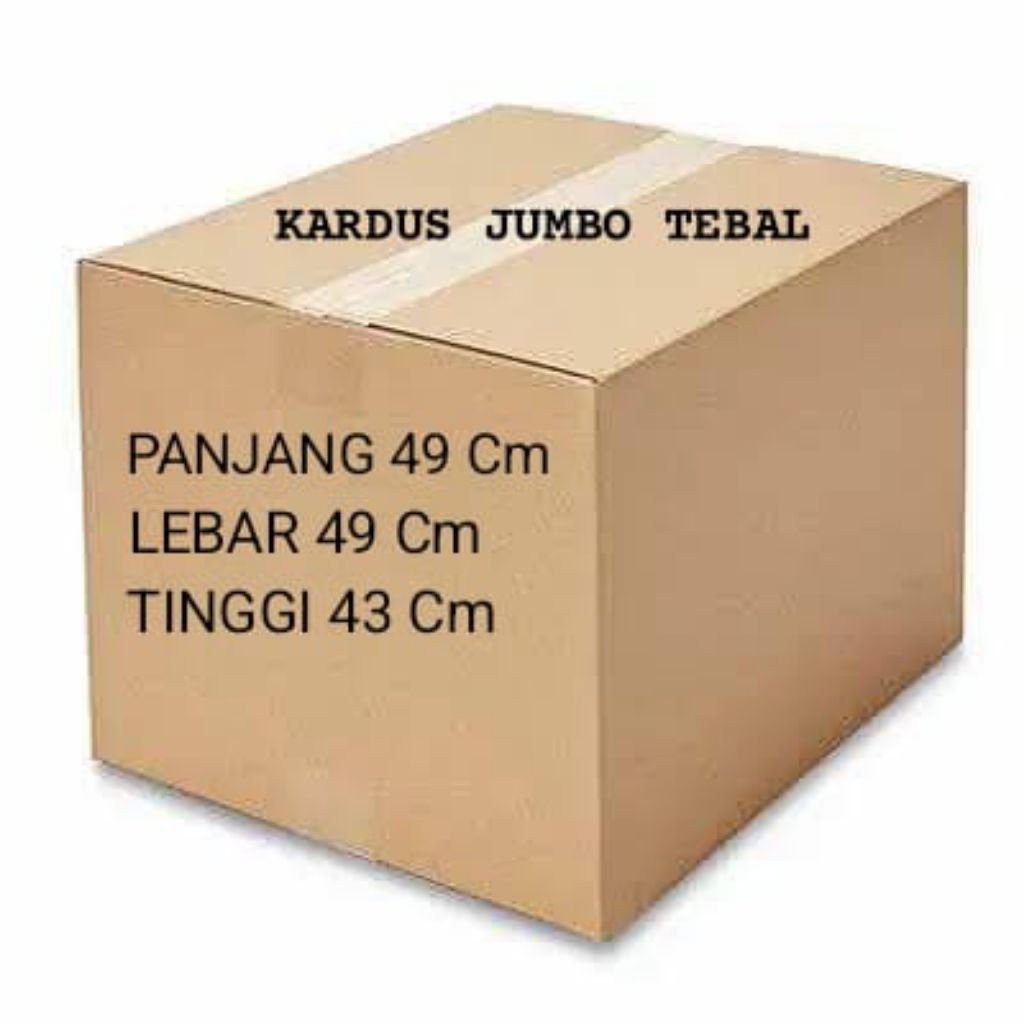 

Kardus Karton Box Besar 49x49x43 CM Dus Box Jumbo Packing Pindahan