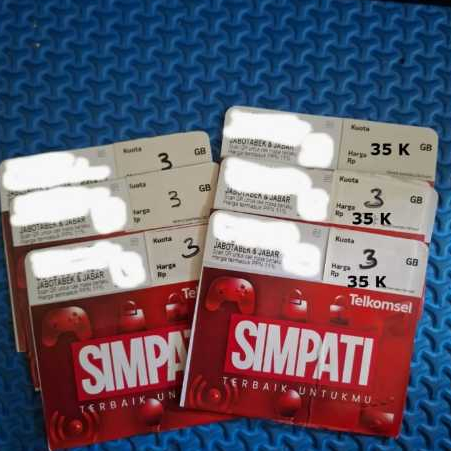Kartu Perdana Telkomsel Kuota 5G Kosongan