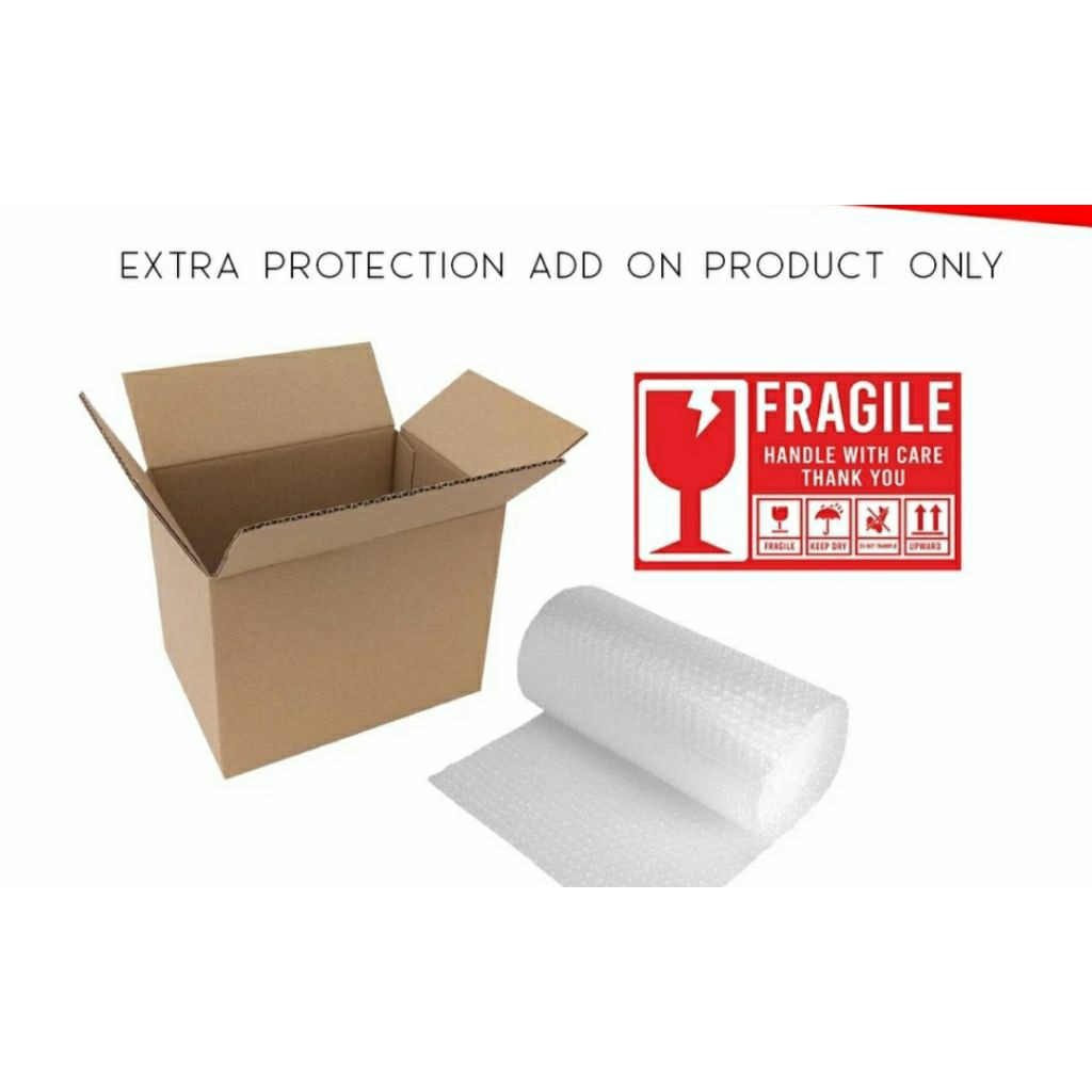 

[ADD ON PRODUCT ONLY] PERLINDUNGAN EKSTRA - TAMBAHAN DUS PACKING / BUBBLR WRAP