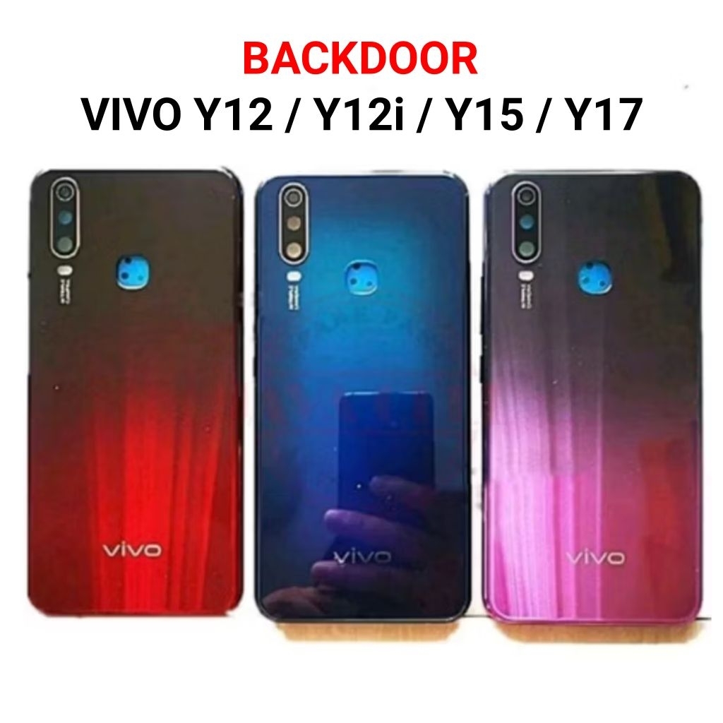 Backdoor Vivo Y12 / Y12i / Y15 / Y17 Back Caver Tutup belakang