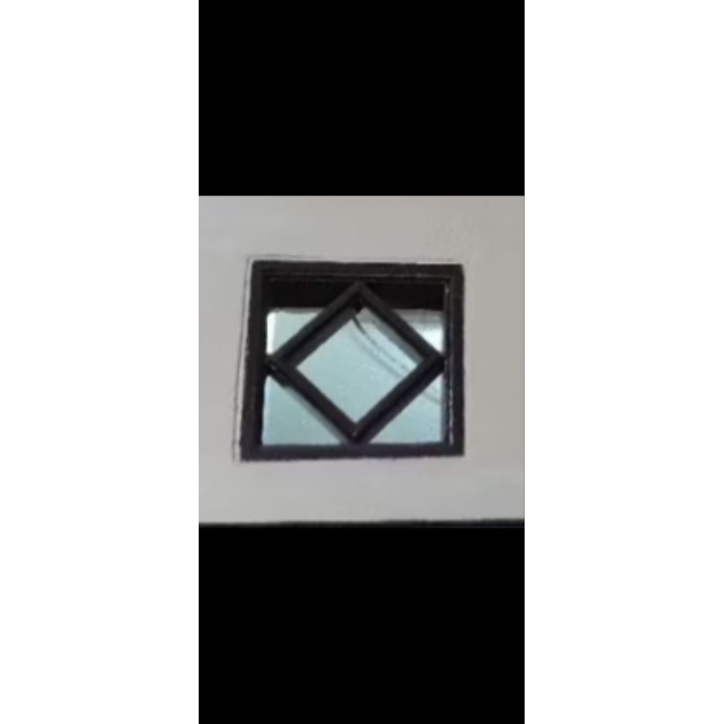 loster kayu kotak dobel ukuran 25cm x 25cm