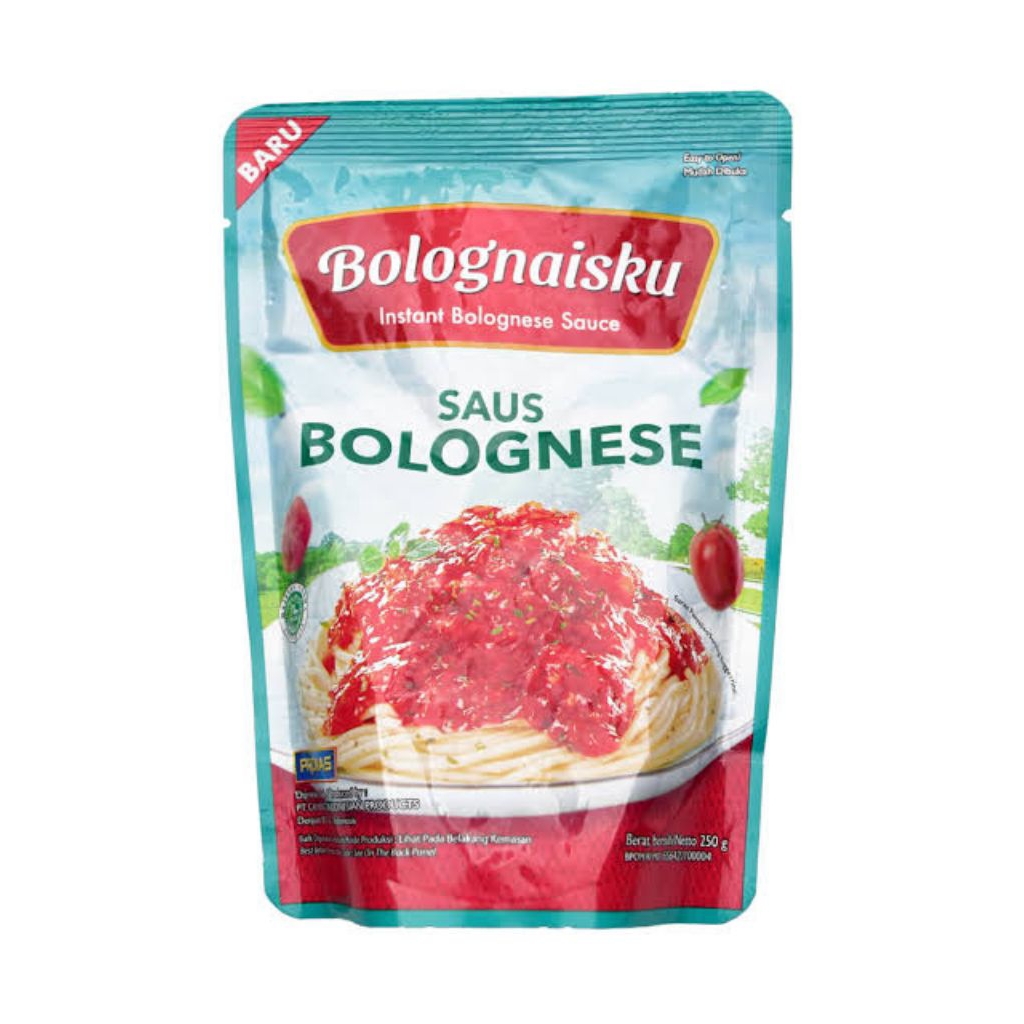 

Bolognaisku Instant Bolognese Sauce Saus Bolognese 250 gram