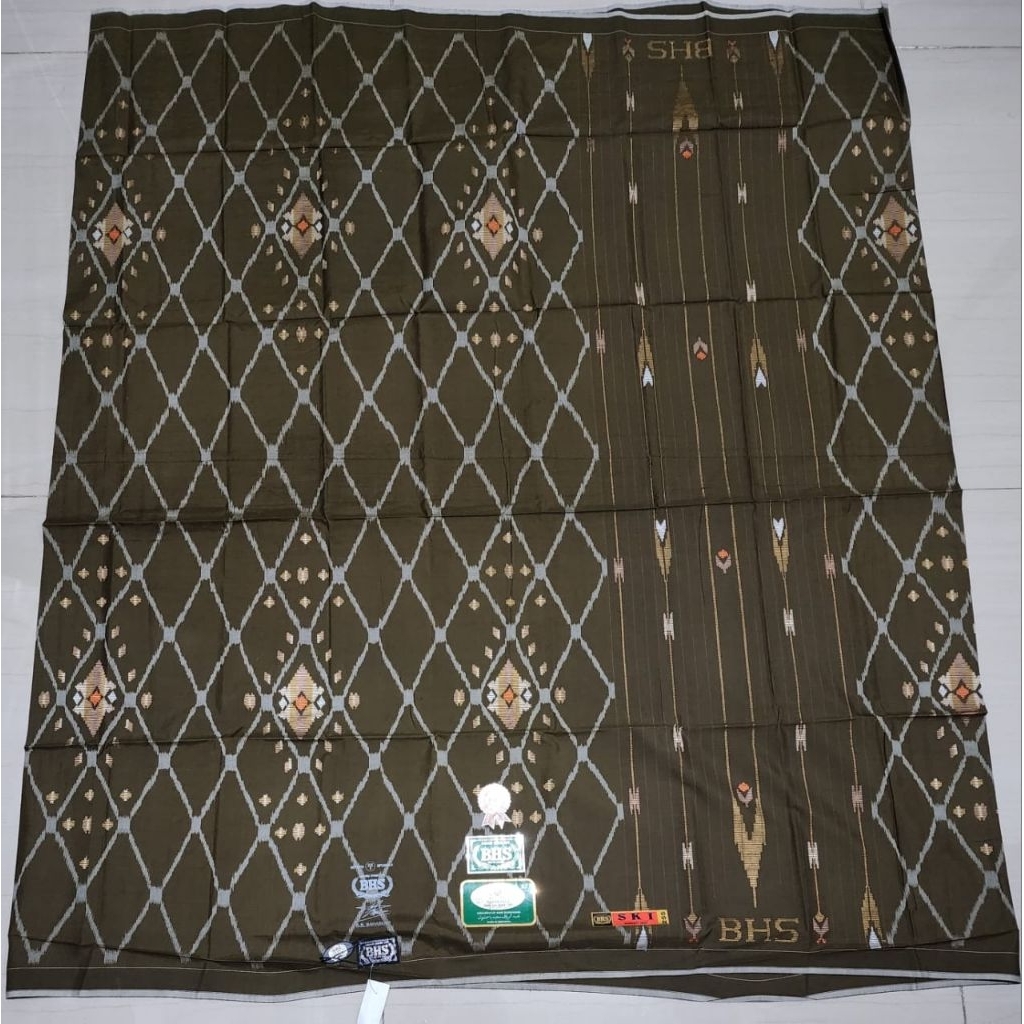 Sarung BHS Full Sutra SKI Silver Jadul Full Sutra 210 Jahitan Tengah ATBM Limited