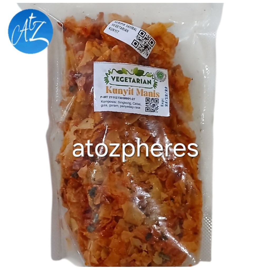 

Keripik kripik krupuk kerupuk sambal VEGETARIAN KUNYIT MANIS oleh - oleh khas Sibolga