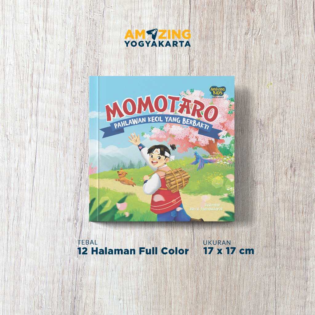 Buku Dongeng Momotaro Pahlawan Kecil Yang Berbakti - Buku Cerita Anak