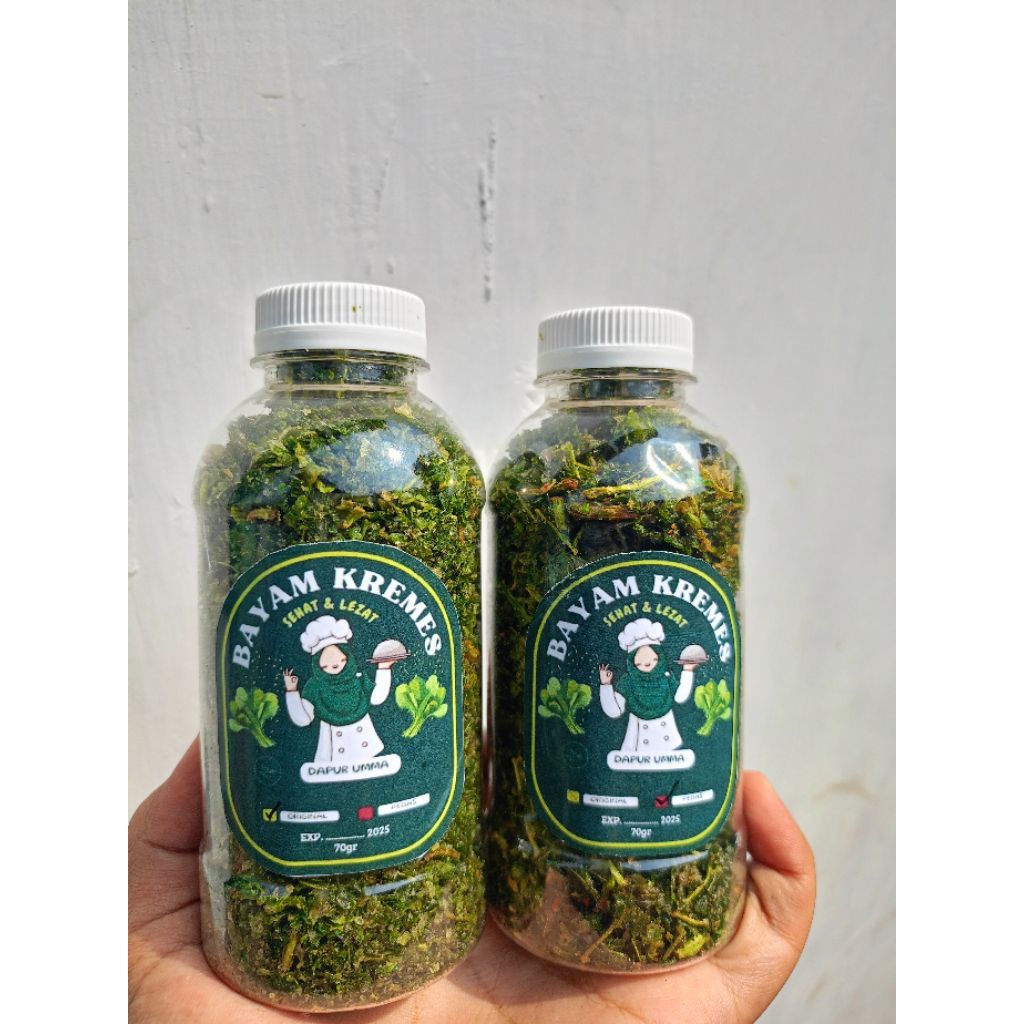 

paket bundle 2pcs bayam kremes 1pcs ori 1pcs pedas