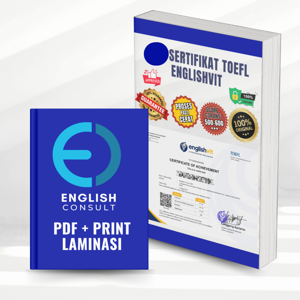 

Tes TOEFL-ITP Preparation resmi