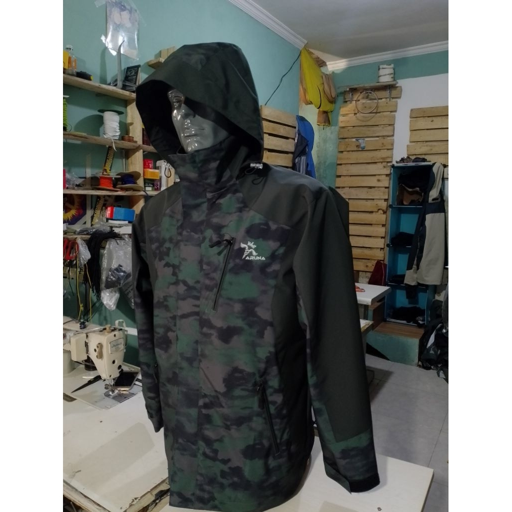 aruna jacket outdoor waterproof for men camo