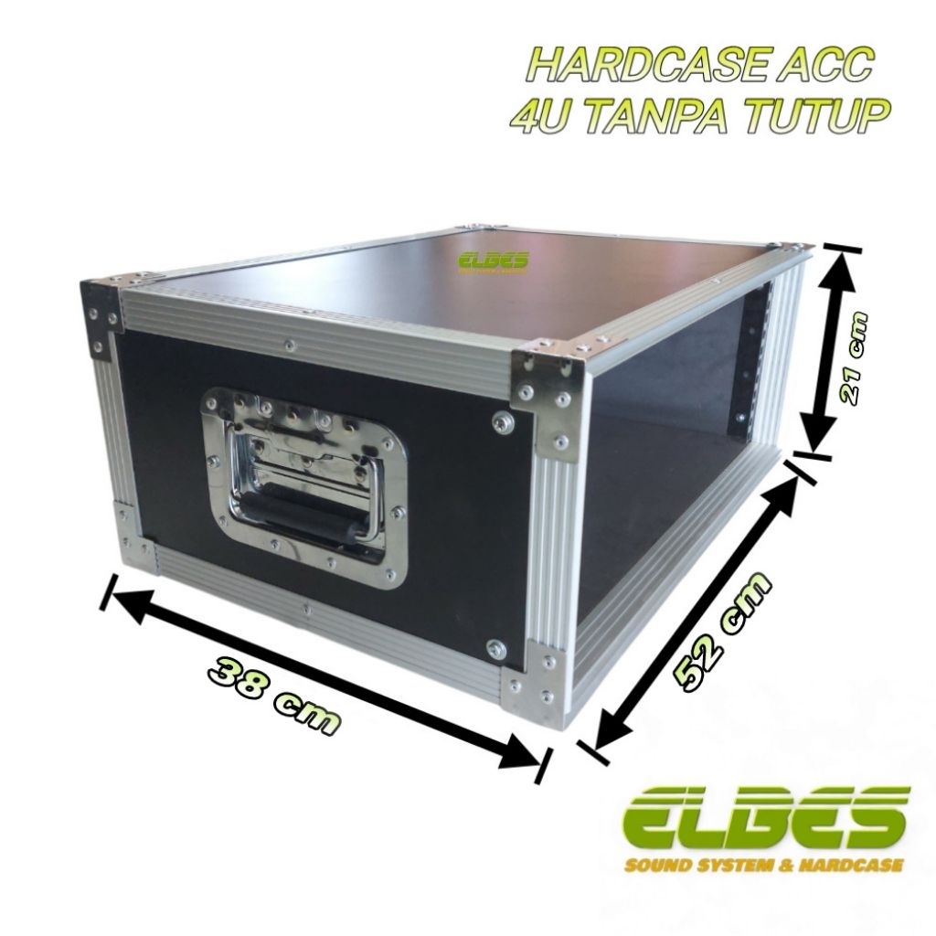Hardcase asesoris 4U rak server sound system sound gear accesories 4U Rack TANPA TUTUP