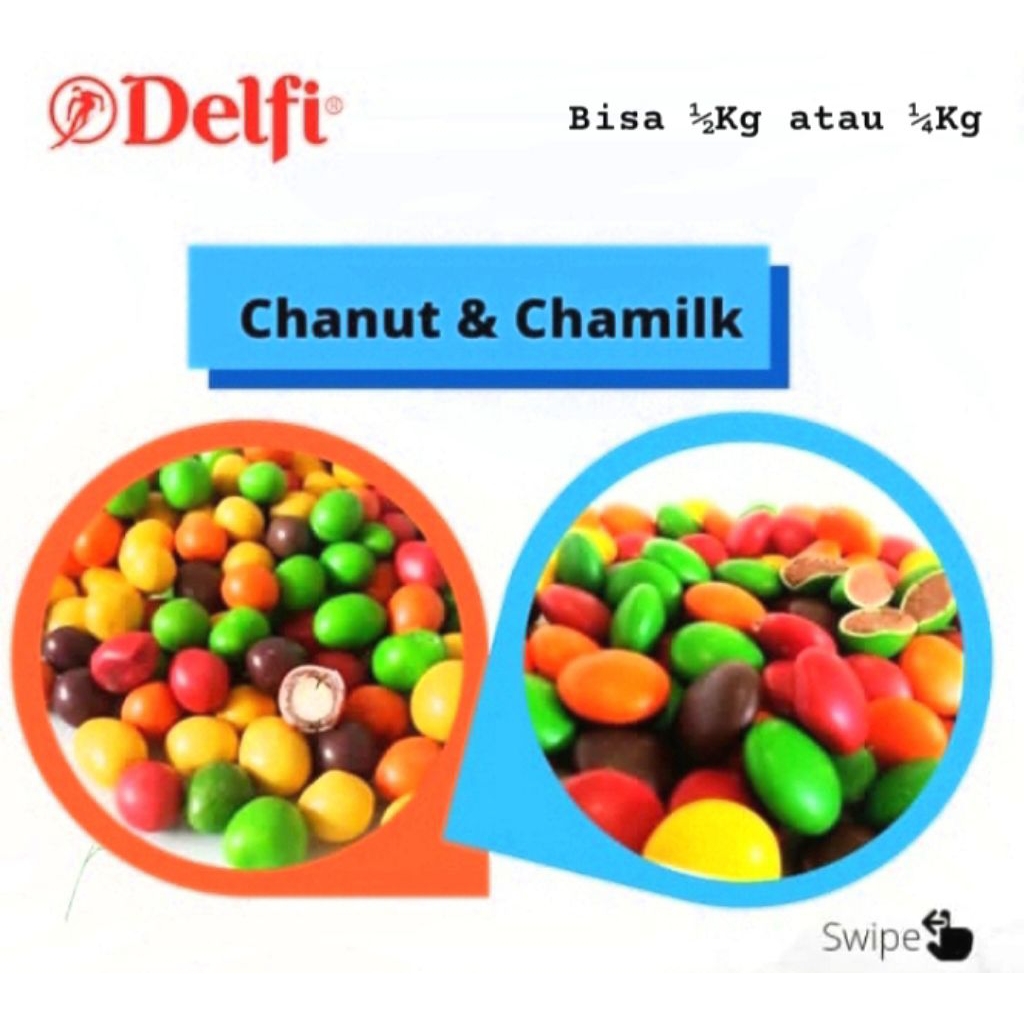 

Coklat Delfi ChaCha Kiloan 250gr 500gr cokelat kacang Murah