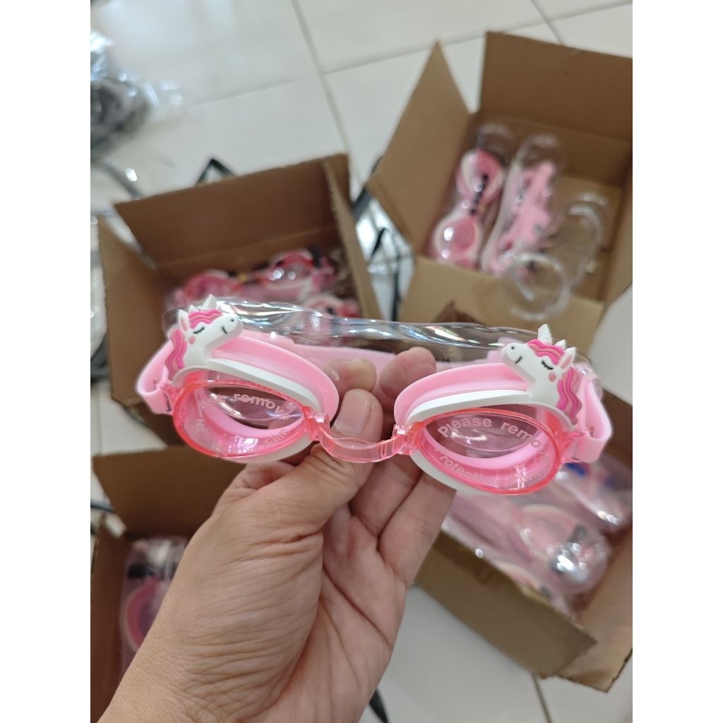 (Original) Kacamata Renang Anak Diadora Pink