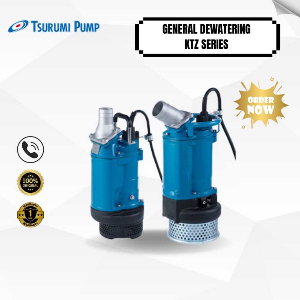 POMPA TSURUMI GENERAL DEWATERING KTZ SERIES, KTZ 411