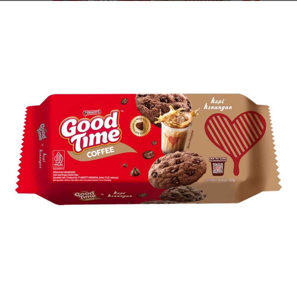 

Good Time Cookies 72 Gr Double Coklat / Kopi