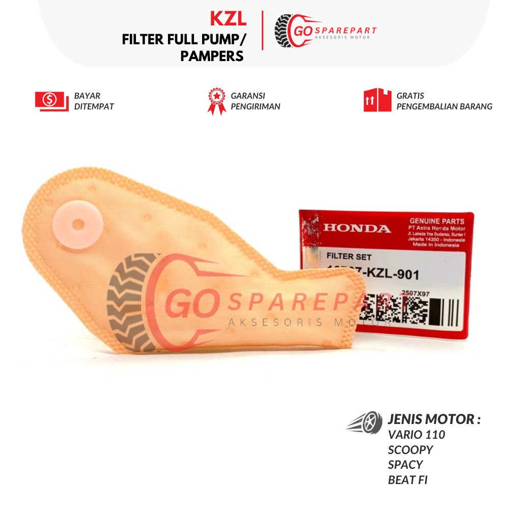 KZL FILTER FULL PUMP / PAMPERS MOTOR HONDA VARIO / SARINGAN BENSIN MOTOR SCOOPY / FILTER FUEL PUMP B