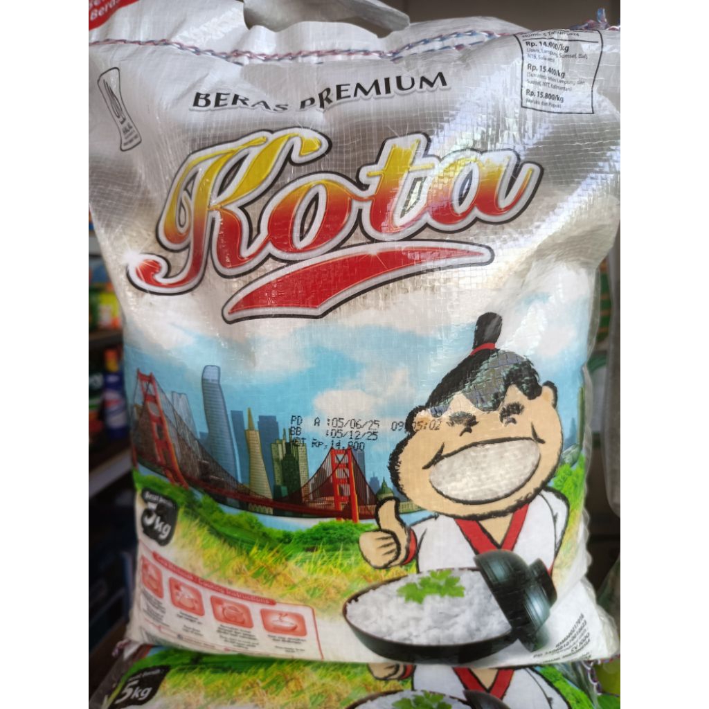 

beras premium kota 5kgx3