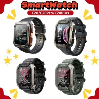 Smartwatch C20/C20 Pro/C20 Plus - Layar Kotak 1.83", Tahan Air, Bluetooth Call & Monitor Kesehatan