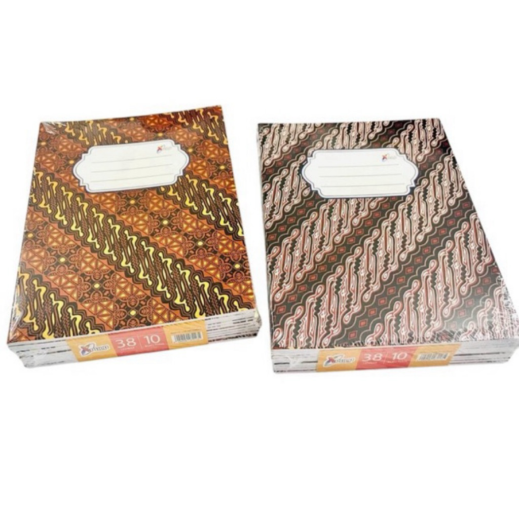 

BUKU TULIS KWARTO XPULP BATIK 38 LEMBAR (10 BUKU)