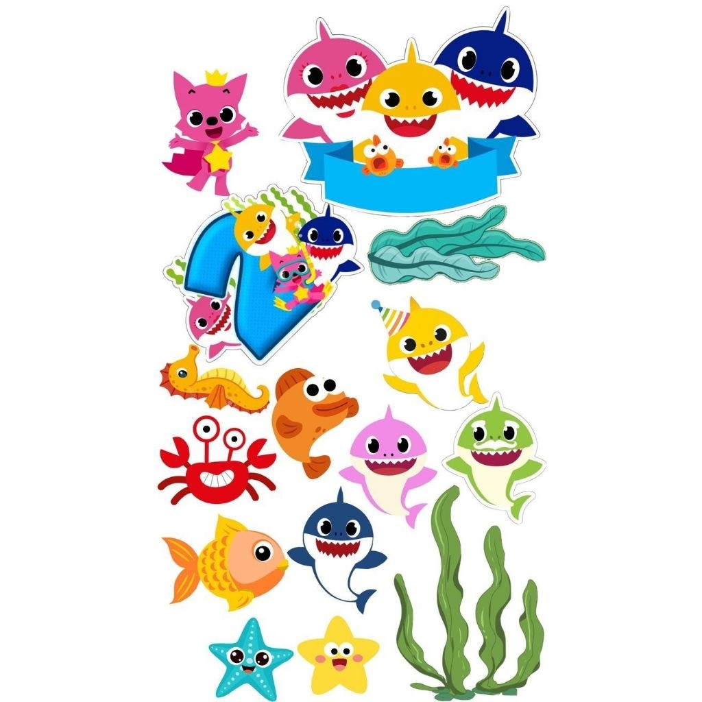 Topper Baby Shark // Topper Murah // Topper Custom