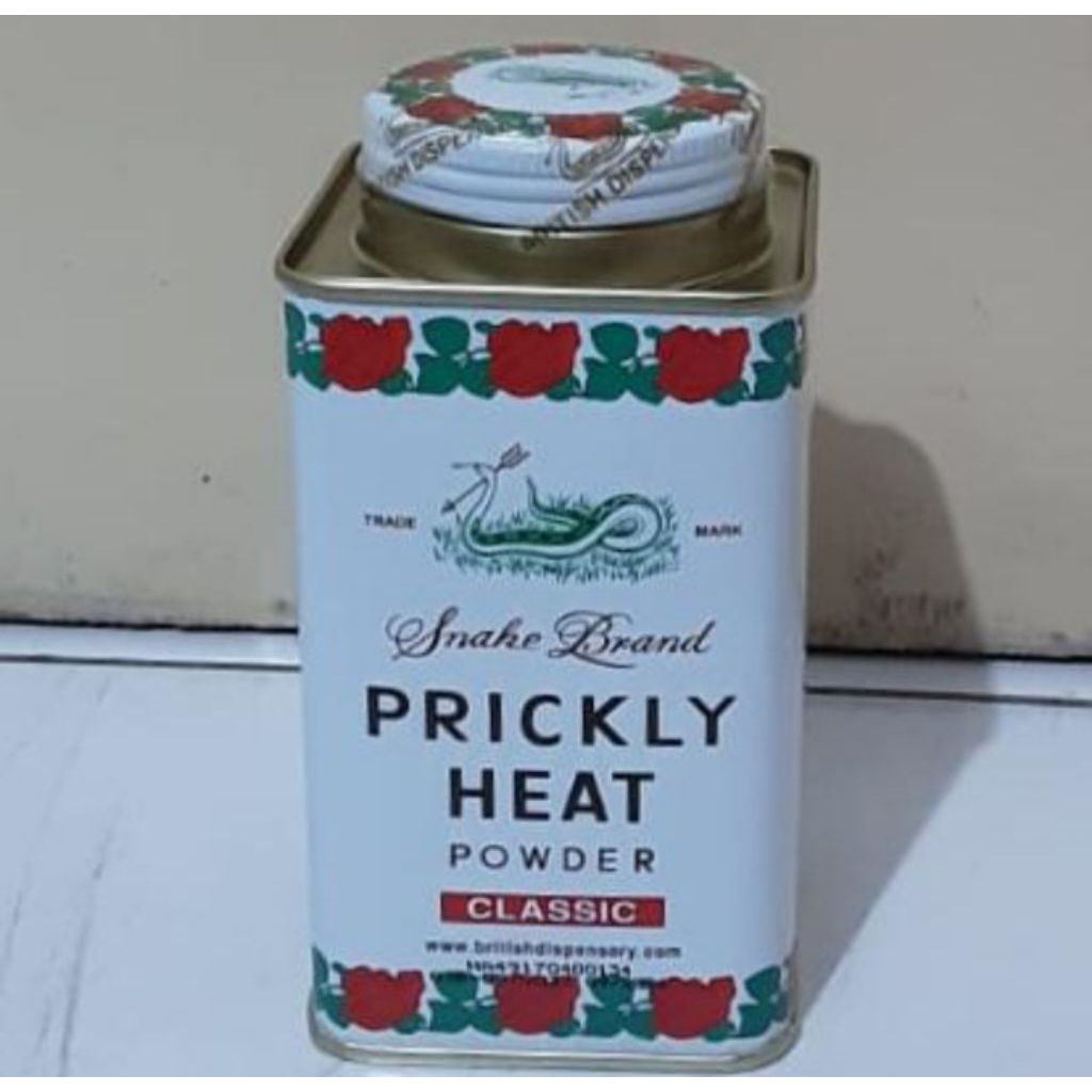 bedak gatal prickly heat powder (bedak cap ular) 150 gram