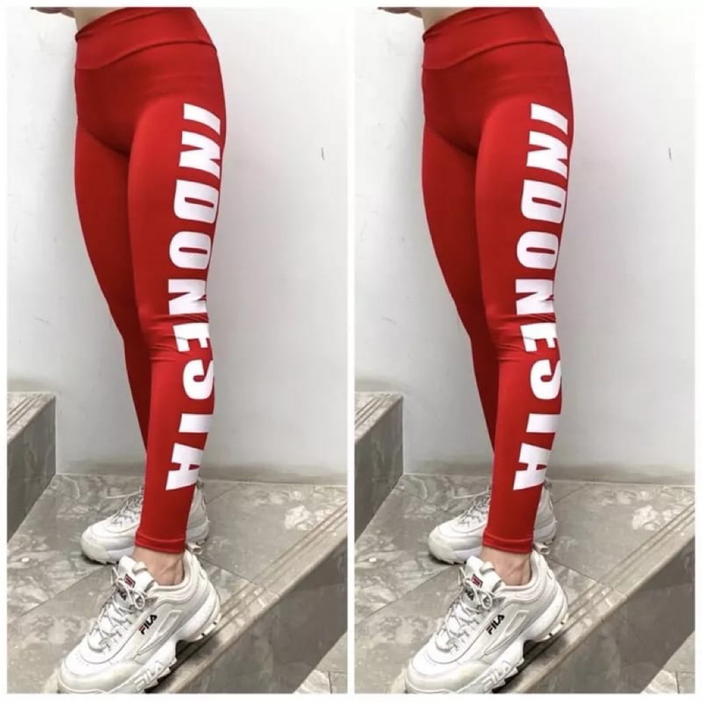legging indonesia legging merah putih legging indonesia legging panjang legging senam legging zumba 