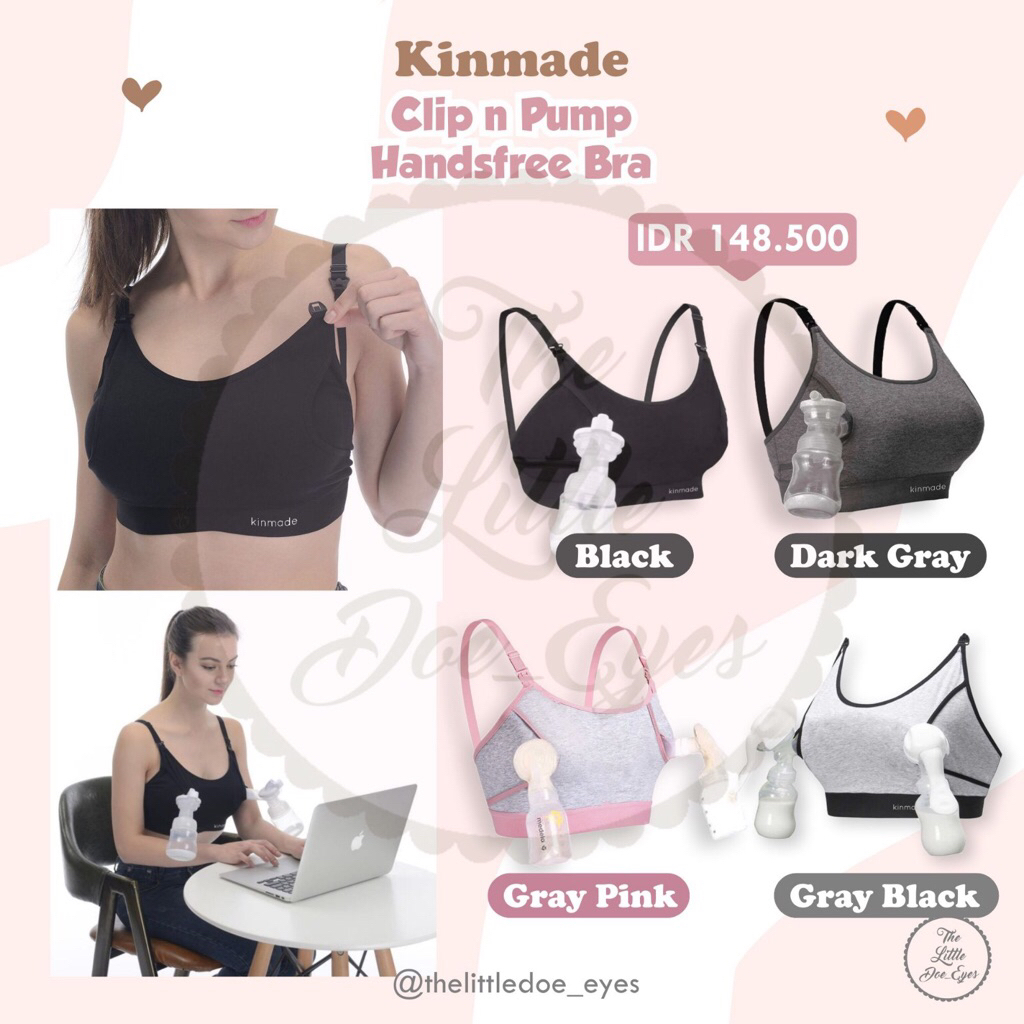 Kinmade Clip n Pump Handsfree Bra / BH pompa ASI