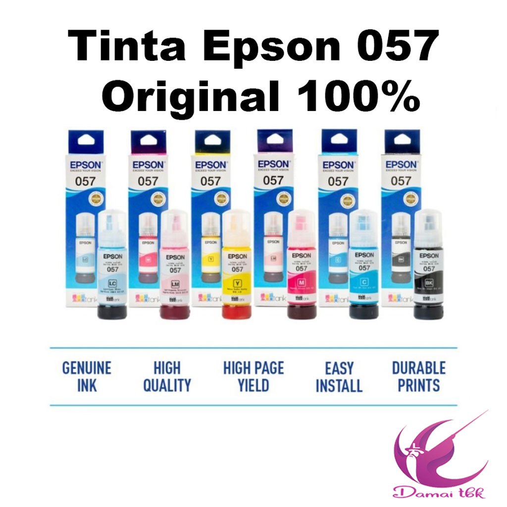 Tinta Epson 057 Original 100% - Tinta Printer Epson 057