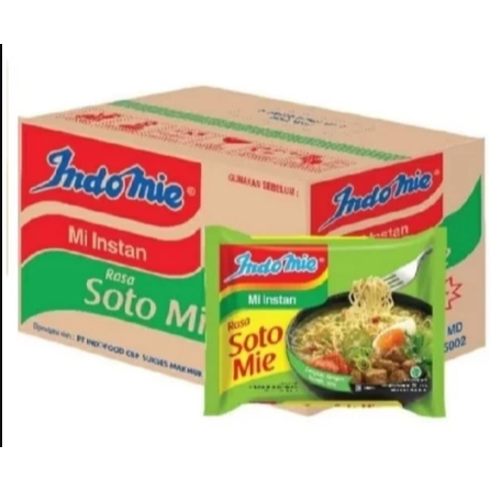 

Indomie soto mie 40*70 gram 1 dus Indomie soto free ongkir