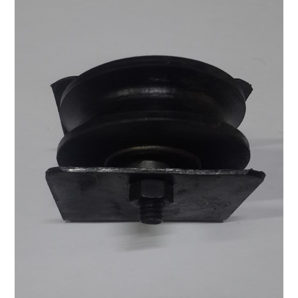 Roda Pagar 10 cm Bulat Besi Cor (Besi Lebur)