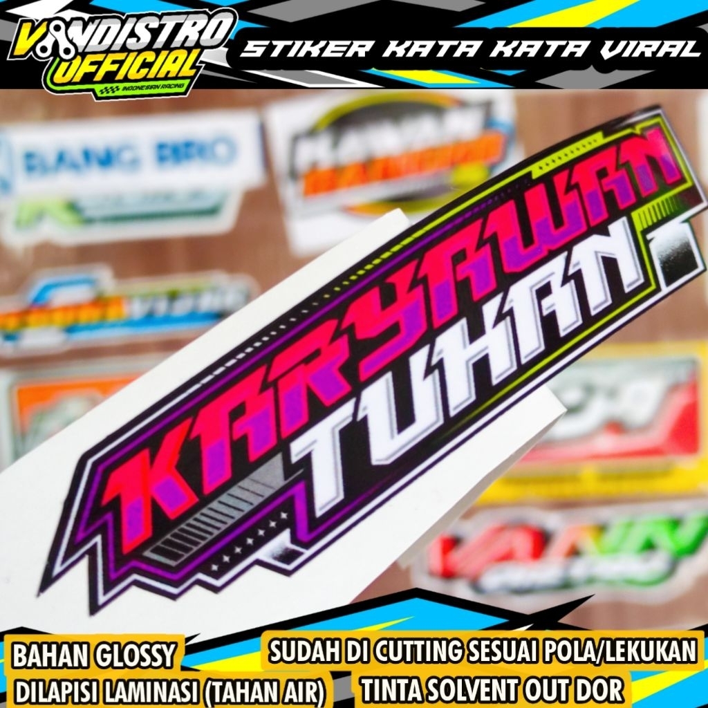 

karyawan tuhan pink glos