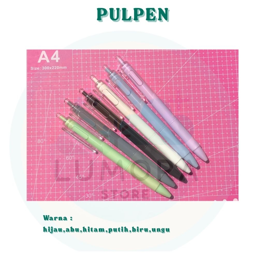

Pulpen Warna Pastel Estetik | Cocok untuk Notebook & Diary