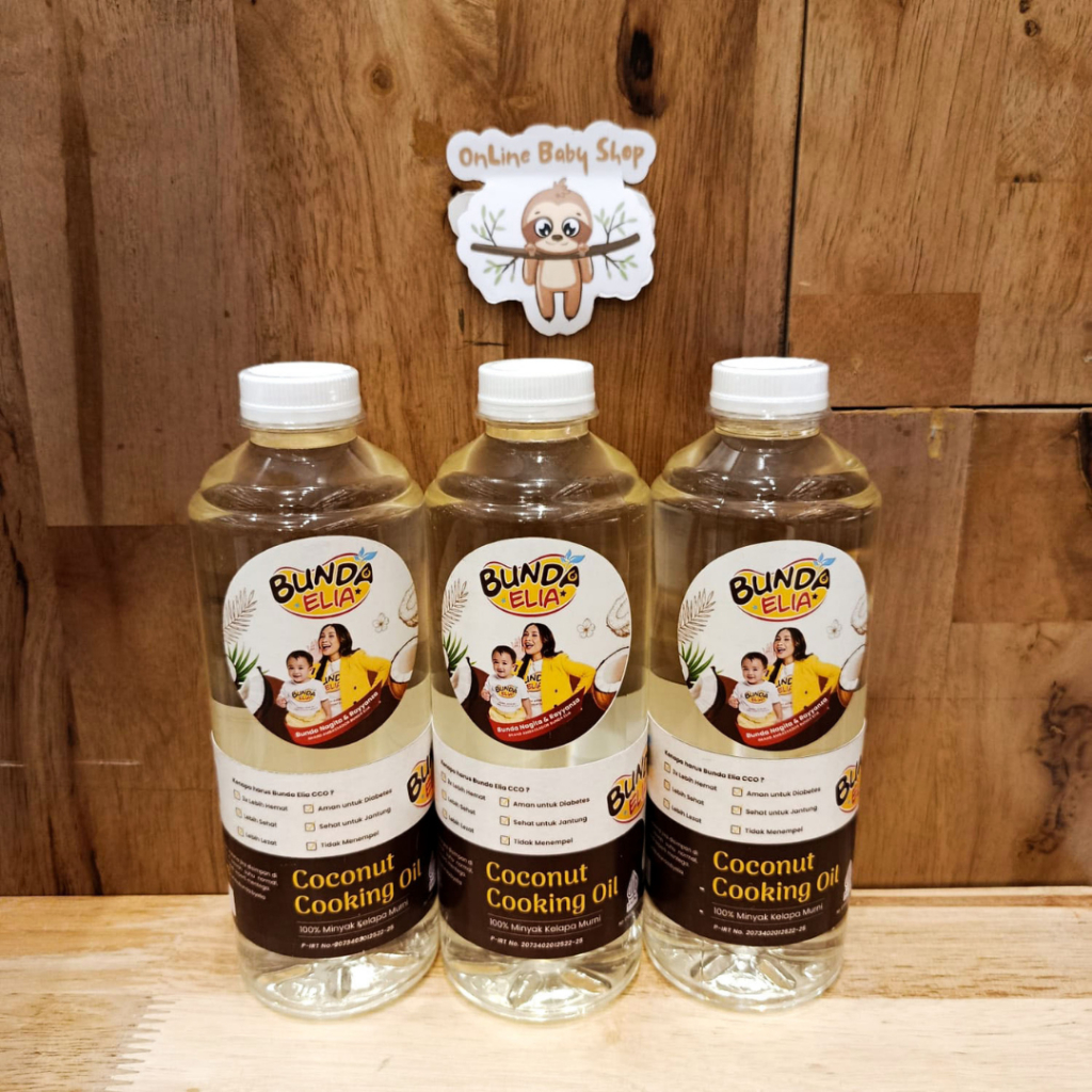 

Bumbu Bunda Elia Coconut Cooking Oil 500ml - Minyak MPASI / BB Booster MPASI