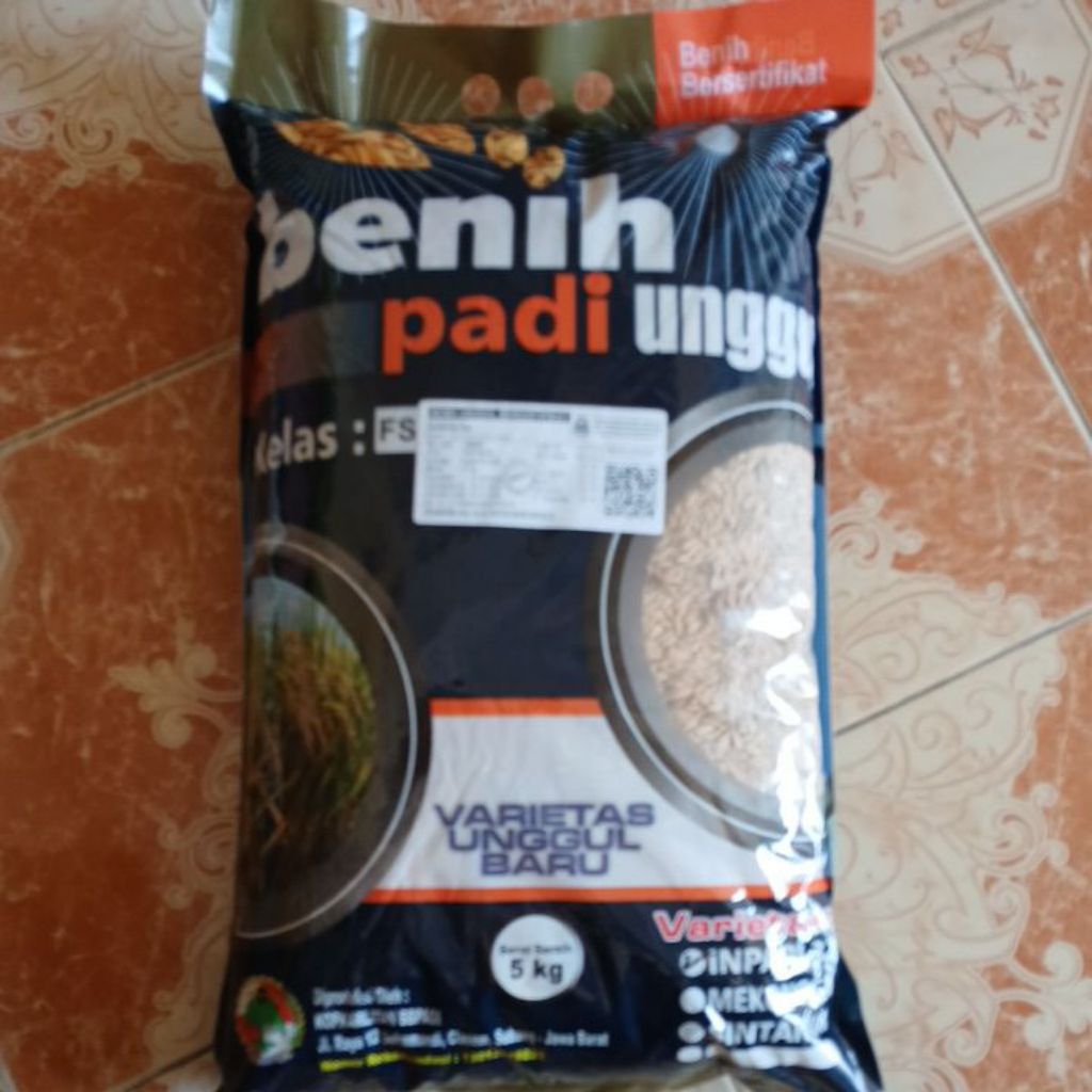 BENIH PADI INPARI 32 FS Lebel Putih 5 kg Produk BP Padi Sukamandi Subang