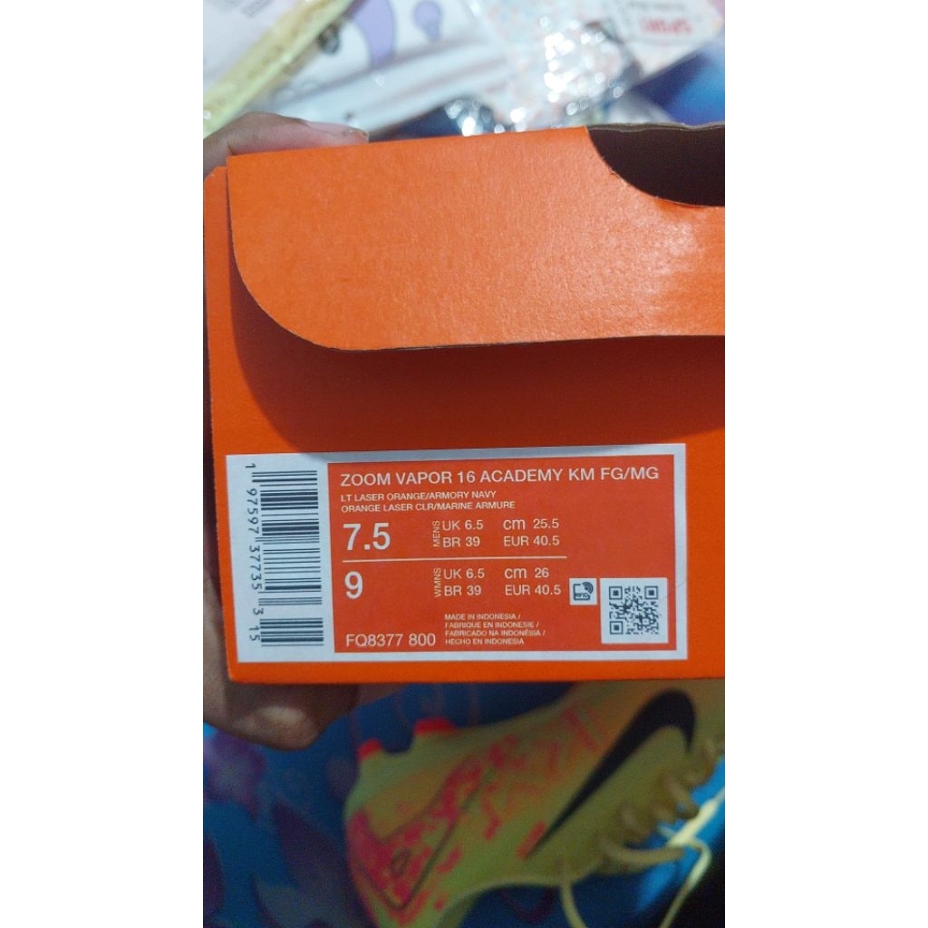 Sepatu Bola Nike Zoom Vapor 16 Academy