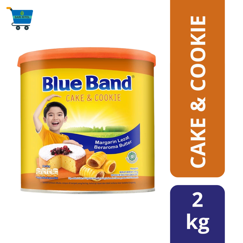 

Blue Band Cake & Cookie Margarine 2kg - Butter Alternative
