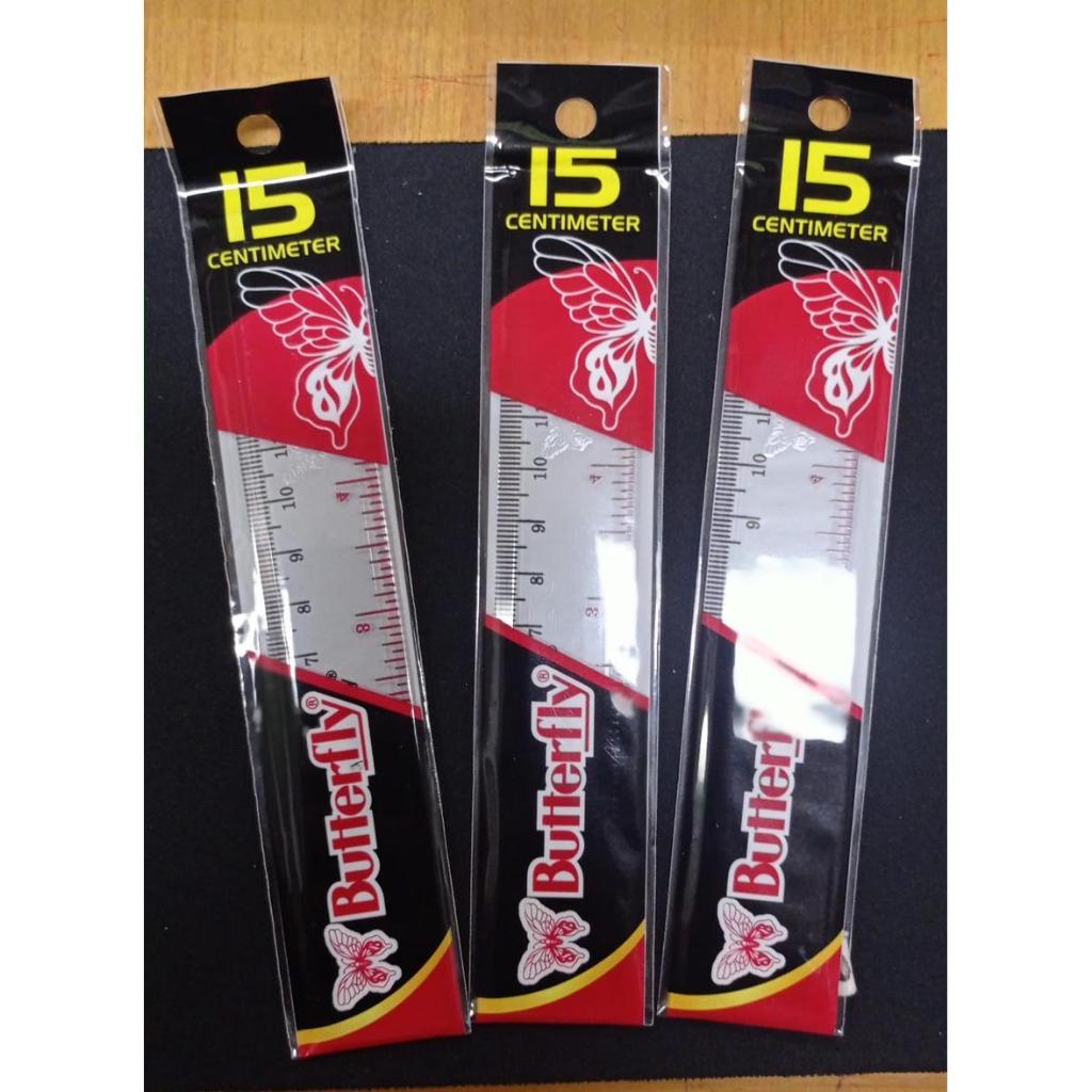 

Penggaris Platik Butterfly 15 Cm